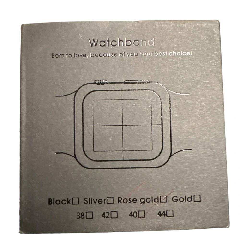NWT Apple Faceplate with diamonds in Rose Gold 40mm